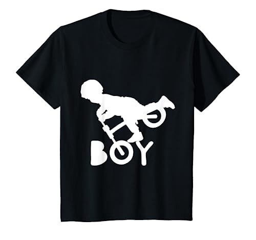 Kinder Boy Fahrrad Laufrad Jungen T-Shirt