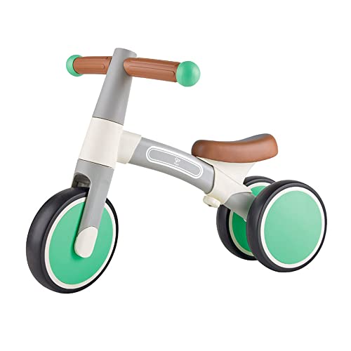Verstellbares Balance-Dreirad von Hape hellgrau-mintgrün mitwachsend ab 12 Monaten