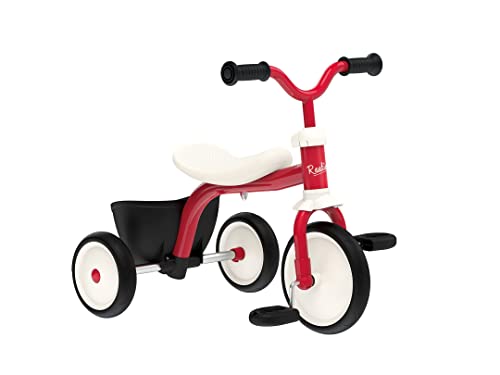 Smoby Toys - Dreirad Rookie ab 2 Jahren (rot) - Laufrad für Kinder von 2-4 Jahren (bis max. 50 kg)...