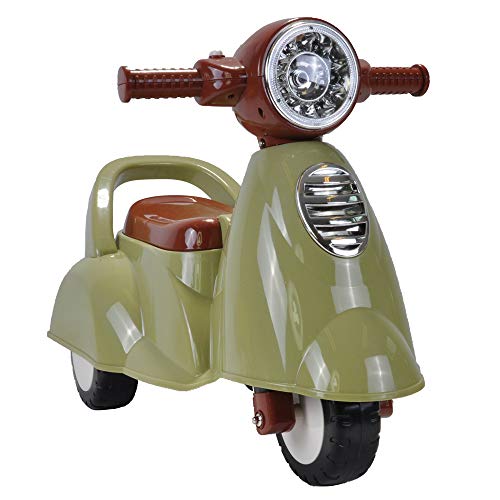 Bandits & Angels Riding Car Scooter Retro ab 1 Jahr für Jungen und Mädchen Grün – grüner...