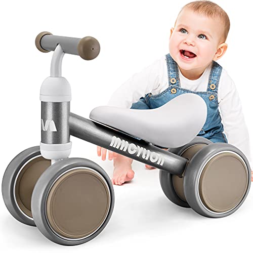 LIUFASHI Kinder Laufrad ab 1 Jahr,Baby Balance Lauflernrad Spielzeug mit 4 Räder für 10-24 Monate...