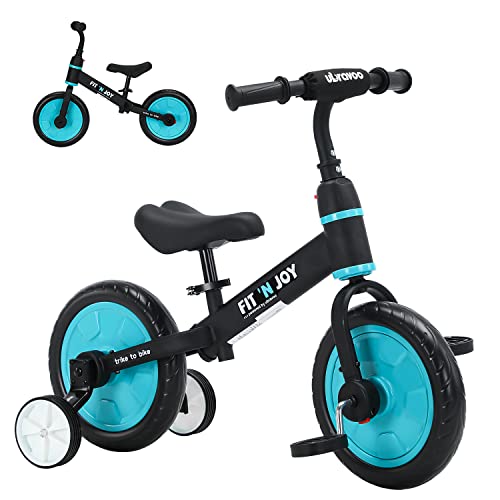 UBRAVOO Fit 'n Joy Kinderfahrrad Fahrräder, 4-in-1 Laufrad für Kinder mit Pedalen und...