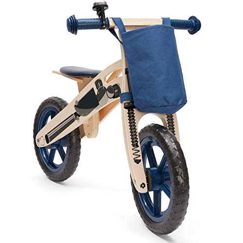 wuuhoo® Laufrad Speedy aus Holz mit Transport Tasche - höhenverstellbares, ergonomisches...