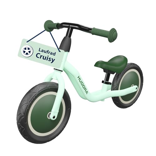 HUDORA Laufrad Cruisy ab 15 Monaten - Hochwertiges Kinder Laufrad - Leichtes Lauflernrad mit...