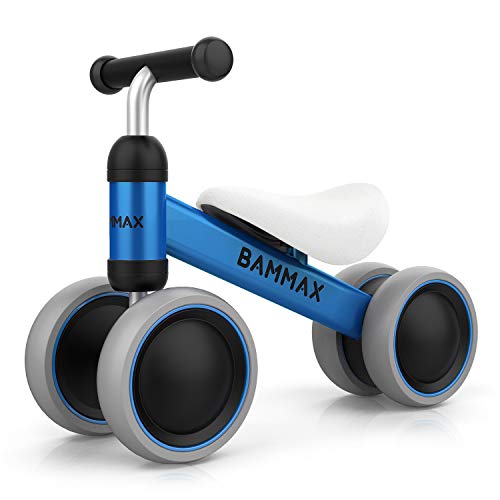 Bammax Kinder Laufrad Lauflernrad Balance Fahrrad ohne Pedale Dreirad Spielzeug für ab 1 Jahr,...