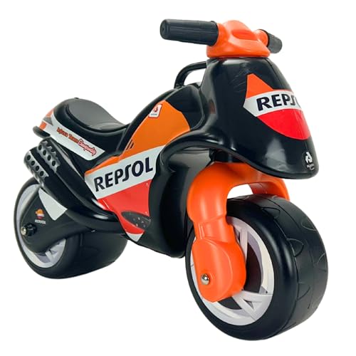 INJUSA - Moto Laufrad Neox Repsol, Ride-On für Kinder von 18 Monaten bis 3 Jahren, mit breite...