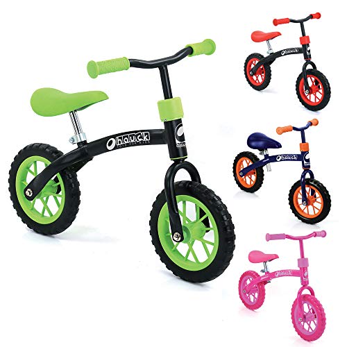 Hauck E-Z Rider Kinderlaufrad - 10 Zoll Laufrad, für Kinder ab 2, Lenker und Sattel...