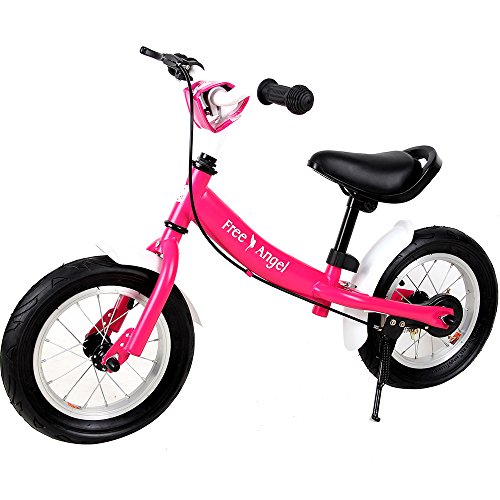 Spielwerk® Kinder Laufrad Höhenverstellbar Bremse Lenkrad ab 2-5 Jahre Fahrrad 12 Zoll Luftreifen...