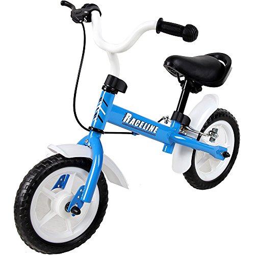 Spielwerk® Kinder Laufrad Höhenverstellbar Bremse Lenkrad ab 2-5 Jahre Fahrrad 10 Zoll PU Reifen...
